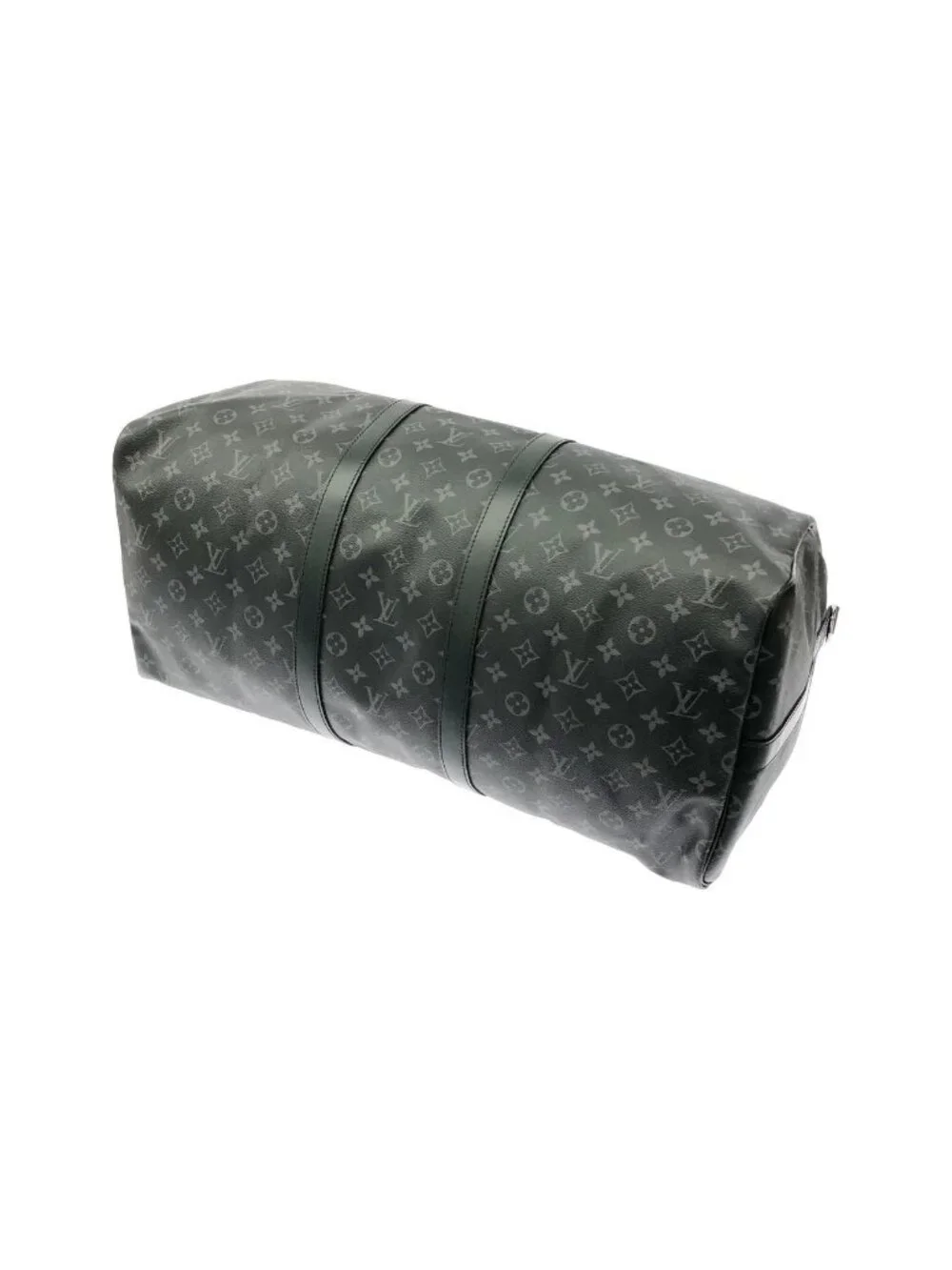 Louis Vuitton Monogram Eclipse Keepall Bandouliere 55 Boston Bag